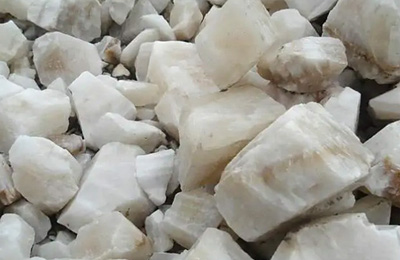 Plan de concassage et de traitement de calcite